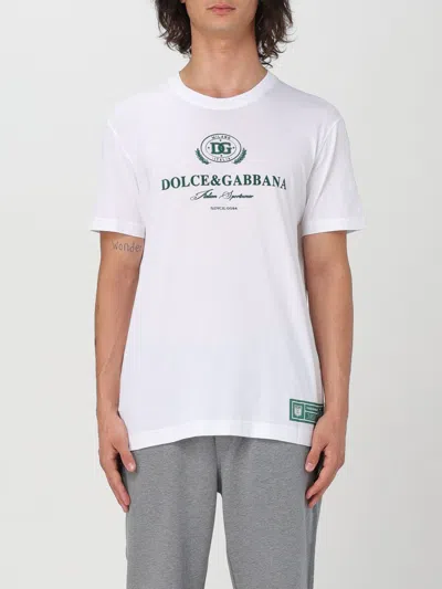 Dolce & Gabbana Men's Tshirt In Bianco