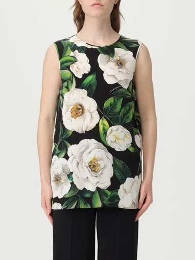DOLCE & GABBANA T-SHIRT DOLCE & GABBANA WOMAN COLOR BLACK,G56714002