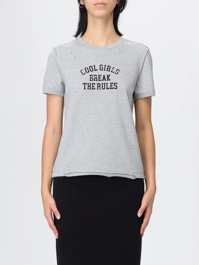 DOLCE & GABBANA T-SHIRT DOLCE & GABBANA WOMAN COLOR GREY,H44758020