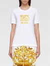 Dolce & Gabbana Patch Logo T-shirt In Weiss