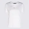 Dolce & Gabbana Crystal-embellished Cotton T-shirt In White