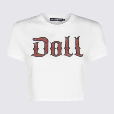 DOLCE & GABBANA DOLCE & GABBANA T-SHIRT E POLO BIANCO