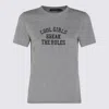 Dolce & Gabbana Graphic Print Casual Crewneck T-shirt In Gray