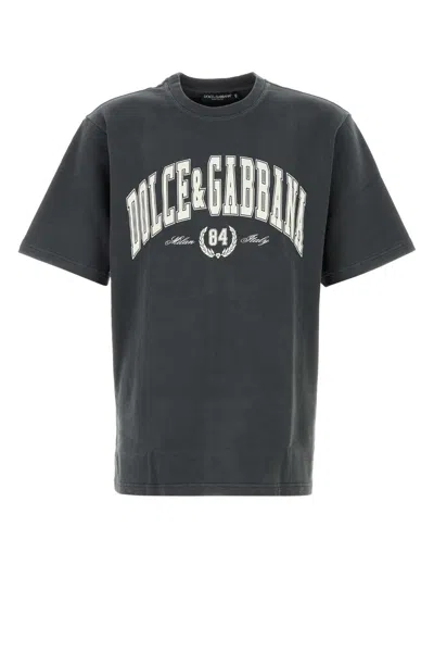 DOLCE & GABBANA DOLCE & GABBANA T-SHIRT IN COTTON WITH PRINT