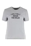 Dolce & Gabbana T-shirt In Jersey With Print In Gray