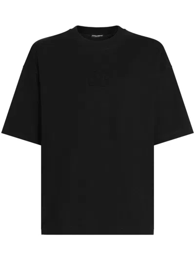 Dolce & Gabbana Crew Neck T-shirt In Black