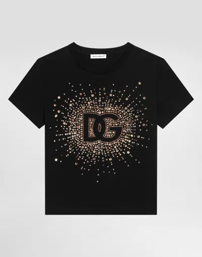 Dolce & Gabbana T-shirt Manica Corta In Nero