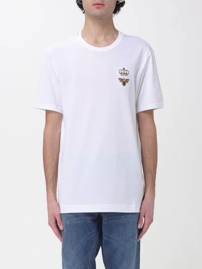 Dolce & Gabbana T-shirt Men  In White