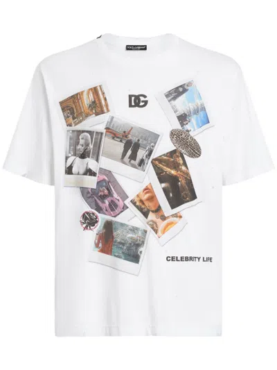 DOLCE & GABBANA PHOTOGRAPH-PRINT T-SHIRT - MEN'S - COTTON