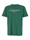 Dolce & Gabbana T-shirt Reg Fit In Green