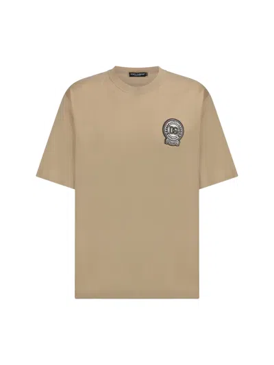 Dolce & Gabbana T-shirt In Beige