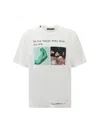 Dolce & Gabbana T-shirt Whit Maxi Print In Bianco Ottico