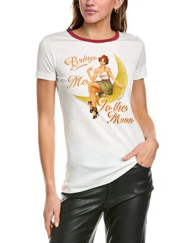 Dolce & Gabbana Bring Me To The Moon Print T-shirt In White