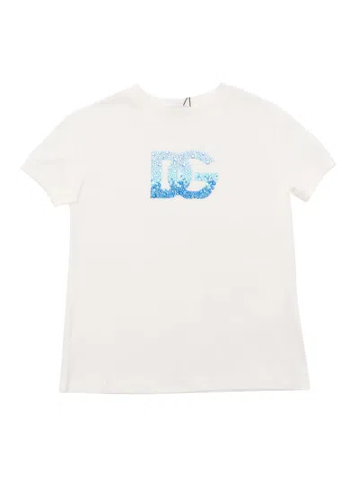 Dolce & Gabbana Kids' T-shirt In White