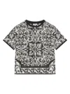 Dolce & Gabbana Majolica-print Short-sleeved T-shirt In White