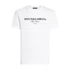 Dolce & Gabbana Cotton T-shirt With Print In White