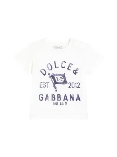 Dolce & Gabbana Babies' T-shirt In White