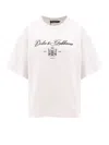 Dolce & Gabbana T-shirt With Lettering Logo In White