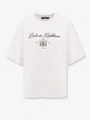 Dolce & Gabbana T-shirt With Lettering Logo In White