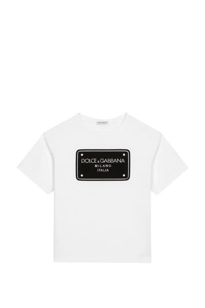 Dolce & Gabbana Kids' T-shirt In White