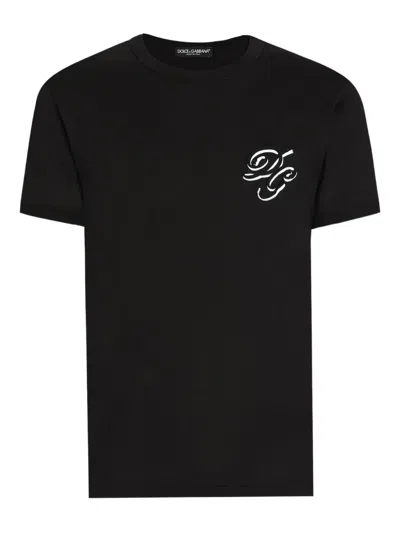 DOLCE & GABBANA T-SHIRT WITH APPLIQUE