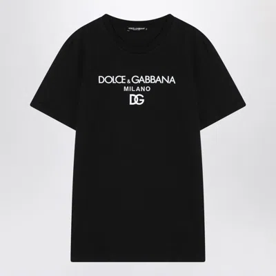 DOLCE & GABBANA DOLCE & GABBANA T-SHIRT WITH DG EMBROIDERY