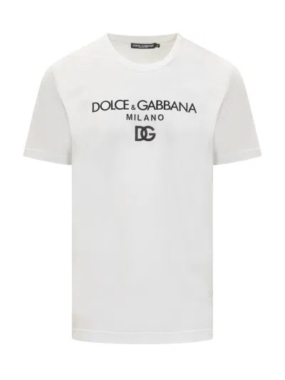 Dolce & Gabbana Logo Cotton T-shirt In White