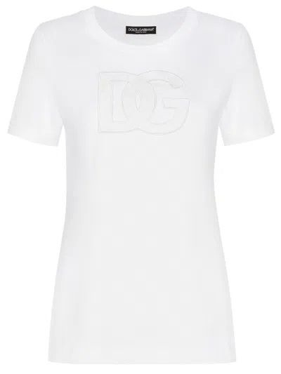 DOLCE & GABBANA DOLCE & GABBANA T-SHIRT WITH DG LOGO