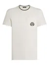 Dolce & Gabbana Pocketed Ribbed Neck T-shirt In White