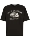 Dolce & Gabbana T-shirt With Print In Black