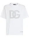 Dolce & Gabbana White Dg Logo T-shirt In White