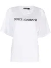 Dolce & Gabbana Logo Short-sleeved T-shirt In White