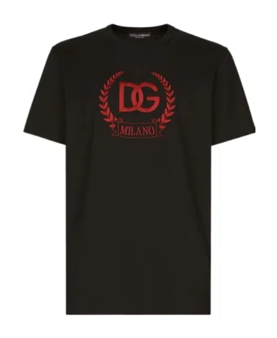 Dolce & Gabbana Black Cotton T-shirt