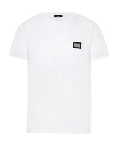 DOLCE & GABBANA T-SHIRT WITH ROUND NECK AND SHORT SLEEVES