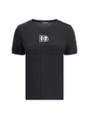 Dolce & Gabbana Recognizable Logo Crew Neck T-shirt In Black