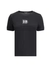 Dolce & Gabbana Recognizable Logo Crew Neck T-shirt In Black