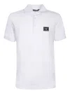 Dolce & Gabbana Cotton Piqué Polo-shirt With Branded Tag In White
