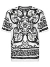 Dolce & Gabbana Maiolica T-shirt In Black