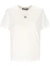 Dolce & Gabbana White Crew Neck Short Sleeve T Shirt
