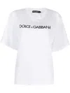 Dolce & Gabbana Logo Short-sleeved T-shirt In White
