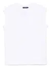 Dolce & Gabbana White Cotton T-shirt With Emboridered Logo In White