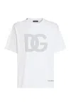 Dolce & Gabbana White Dg Logo T-shirt In White