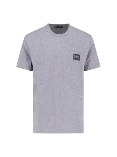 Dolce & Gabbana T-shirts And Polos In Gray