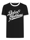 Dolce & Gabbana Round Neck T-shirt In Cotton