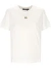 Dolce & Gabbana White Crew Neck Short Sleeve T Shirt