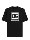 Dolce & Gabbana Logo Print T-shirt In Black