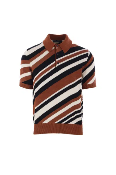 Dolce & Gabbana T-shirts And Polos In Brown