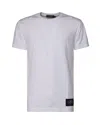 Dolce & Gabbana T-shirt All-over Flocked In Beige