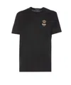 Dolce & Gabbana Crown And Bee Embroidered Crew Neck T-shirt In Black