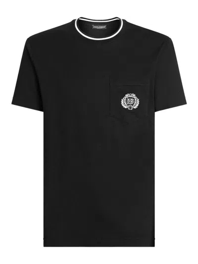 DOLCE & GABBANA T-SHIRTS AND POLOS BLACK